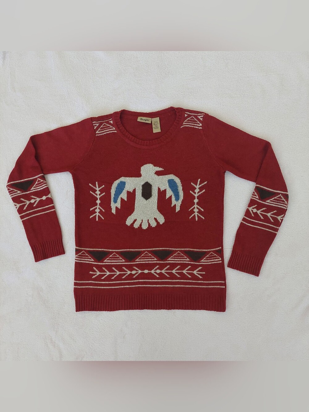 WRANGLER Knit Thunderbird Motif Women's Sweater NWOT - Picture 7 of 10